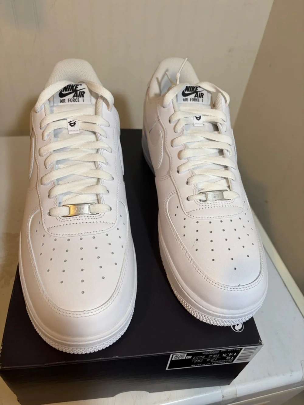 Nike White Air Force 1 07 (Flyease) Brand new no box!! FD1146-100 - Picture 2 of 7